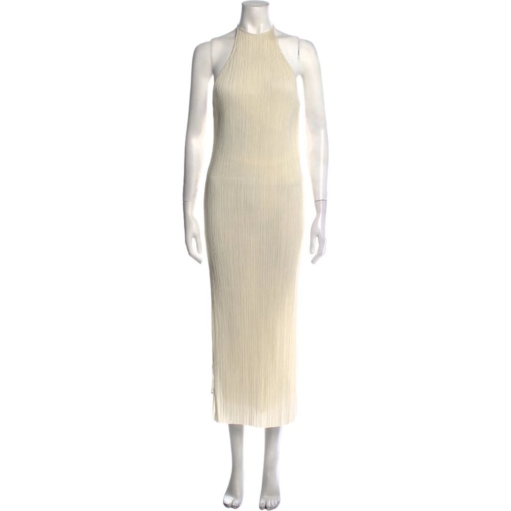 ST. AGNI Halterneck Long Dress